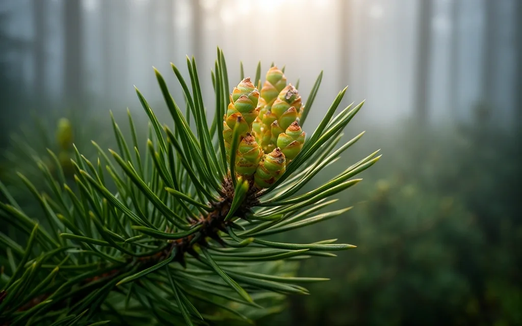 Pinus sylvestris detail