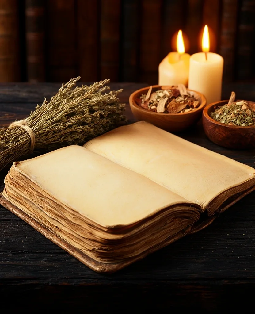 Traditional journals and herbs