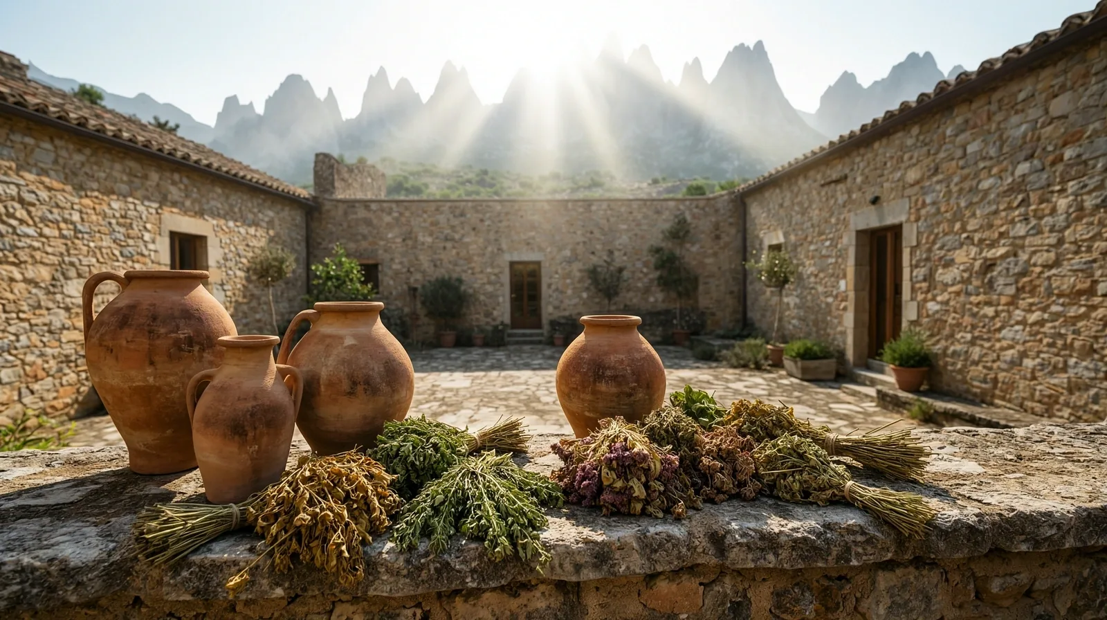 Traditional landscape representing ancestral vigor
