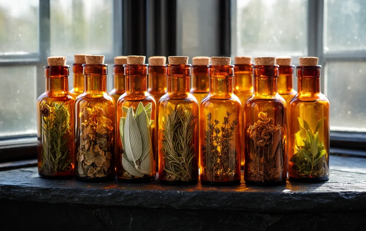 Traditional herbal vinegars